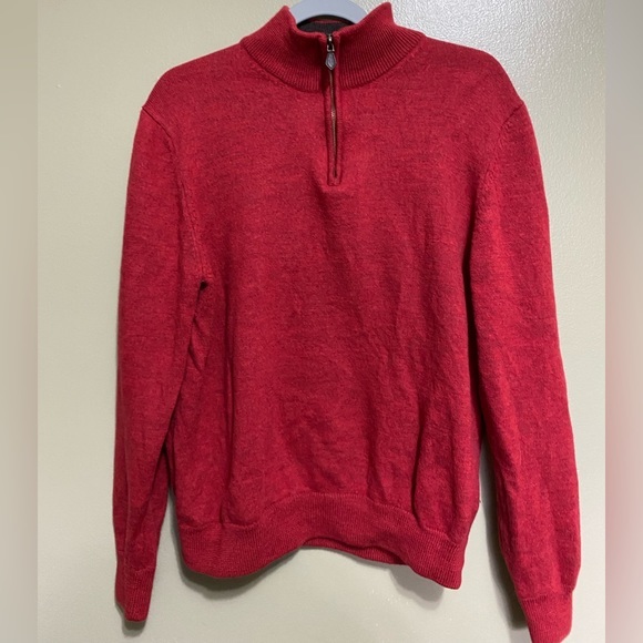 Brooks Brothers Quarter Zip Sweater, Size Xl